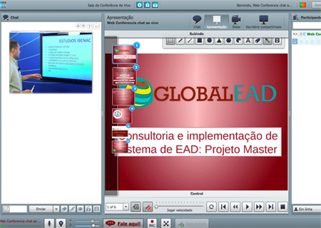 WebConferência e Transmissão ao vivo
